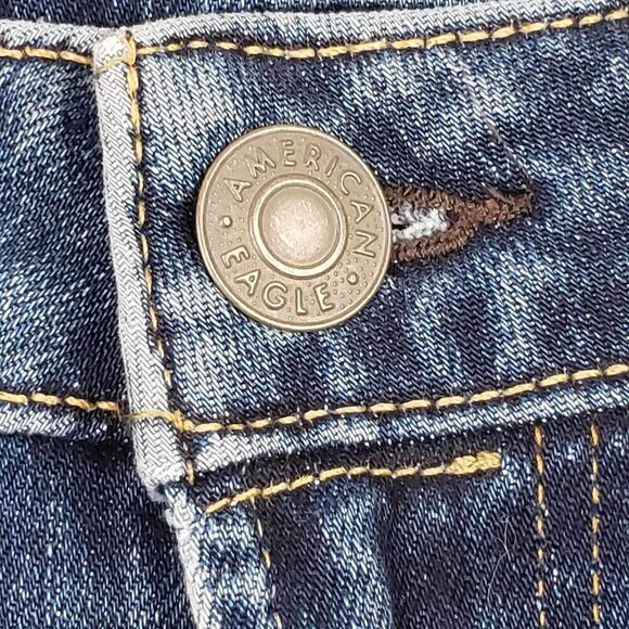 American Eagle AE Jeans Men’s Size 26X28 Medium Wash Slim Straight New - Picture 9 of 12